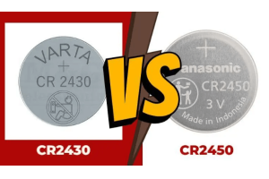 CR2430 vs CR2450 Batterij: maat, batterijkarakteristieken, toepassingen