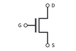 FET (Field Effect Transistor) circuitsymbolen