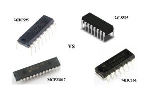 Inzicht in de verschillen tussen 74HC595, 74LS595, 74HC164 en MCP23017