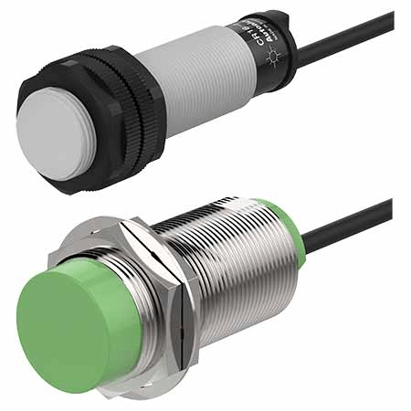 Cylindrical capacitive sensors