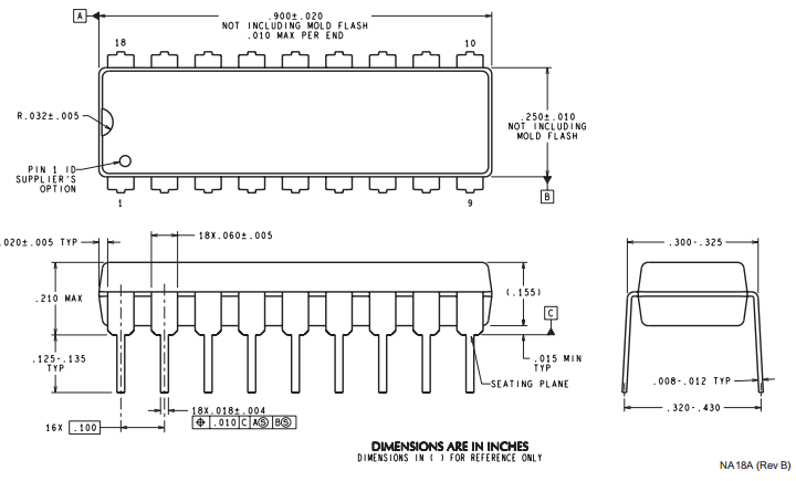 LM3915 Mechanical Data